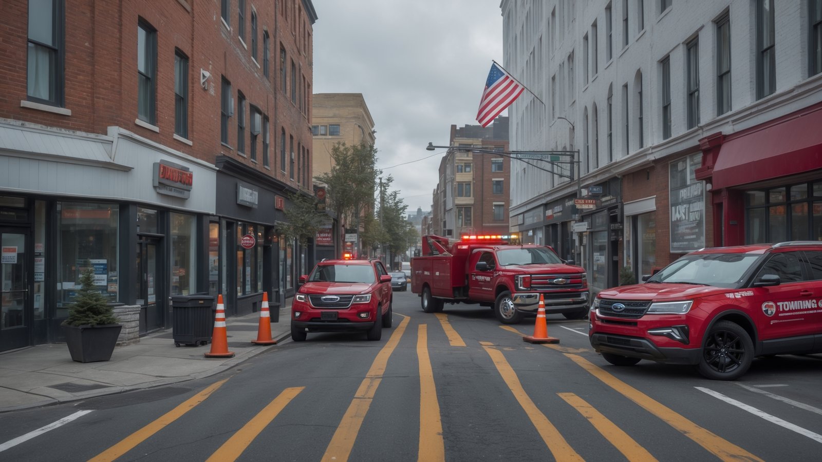 Professional fuel delivery service completing transaction in Kirkland Washington