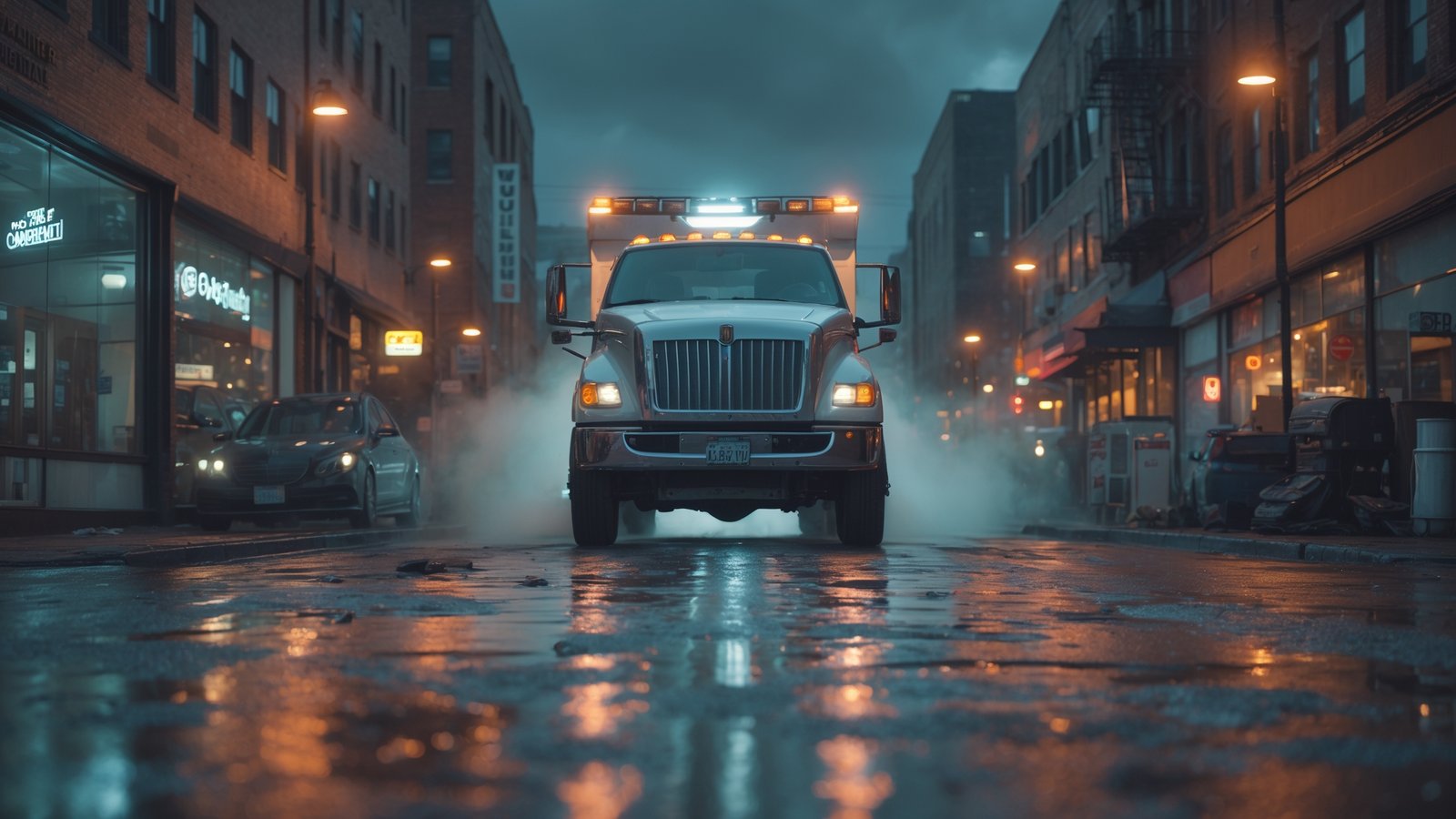 Professional technician safely delivering fuel to vehicle in Edmonds Washington